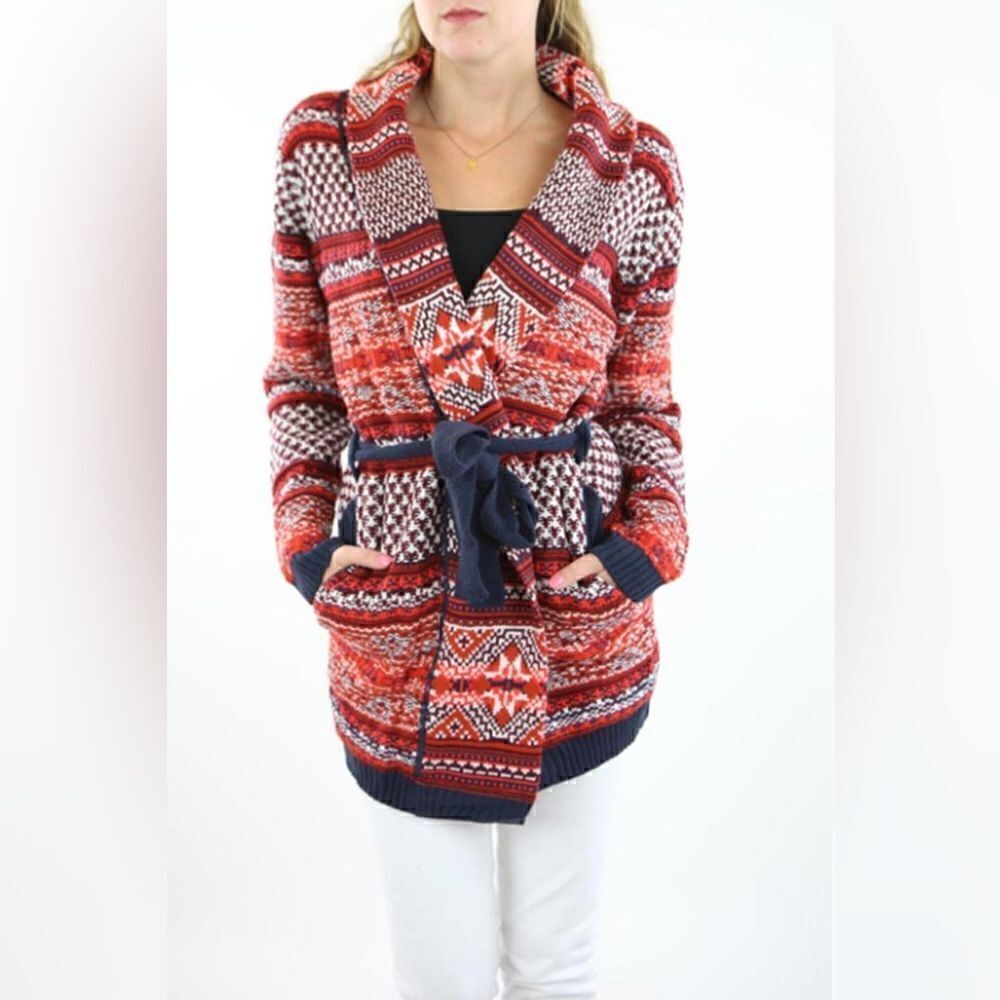 Dainty Hooligan Boutique Tribal Multi Print Knit Cardigan | S/M